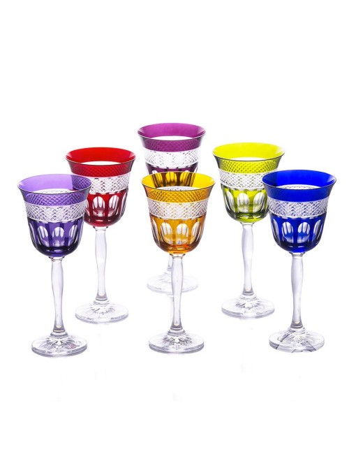 Cristal de Paris 6 Mireille glasses - 4 sizes