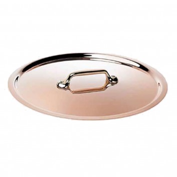 De Buyer Copper Stainless Steel and Brass Lid
