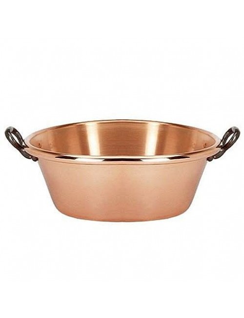 De Buyer jam basin in solid copper