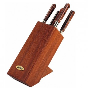 AU NAIN 6-piece luxury knife block Prince Gastronome Rosewood