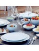 6 DEGRENNE White Modulo Plates - 2 sizes