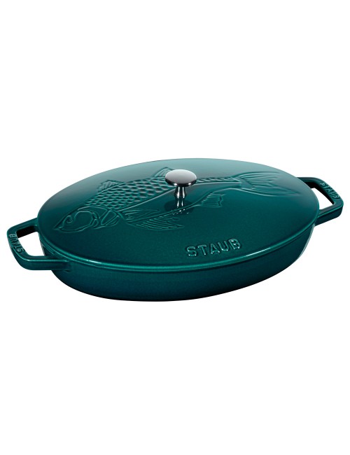 Staub La Mer Fish Pan 33 cm - Blue la mer