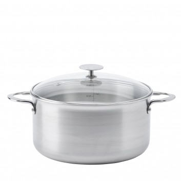 De Buyer Alchimy glass lid stewpot - 4 sizes
