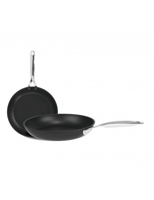 Cristel Castel Pro Ultralu 2-piece Frying Pan Set