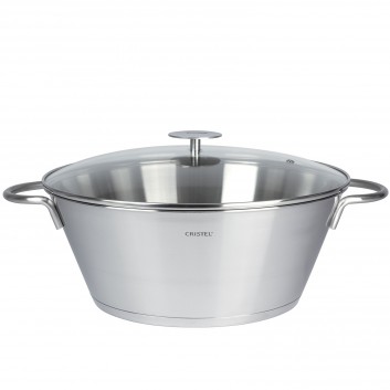 Cristel stainless steel jam pot - 2 sizes