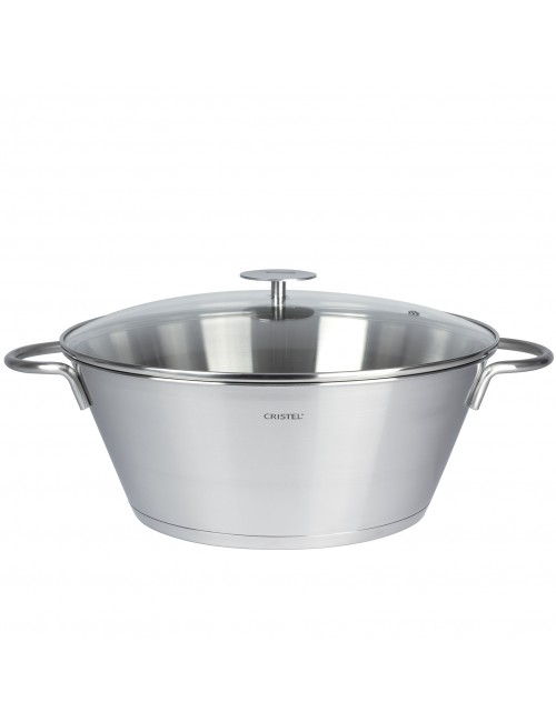Cristel stainless steel jam pot - 2 sizes