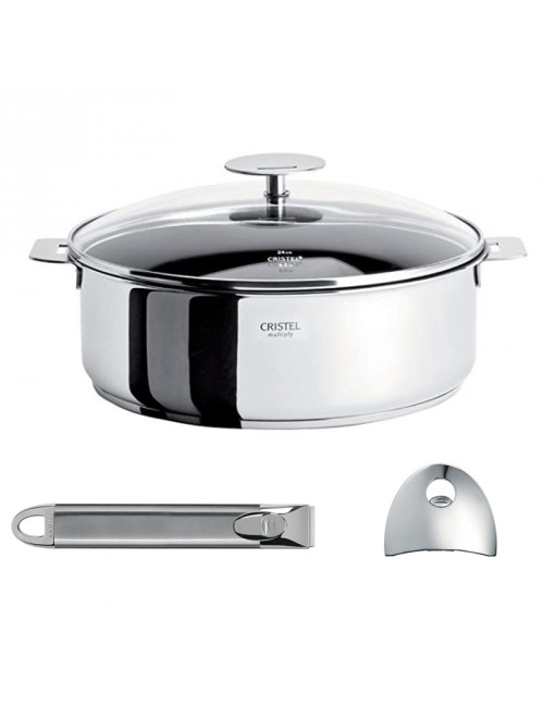 Cristel Casteline saute pan and accessories - 4 sizes