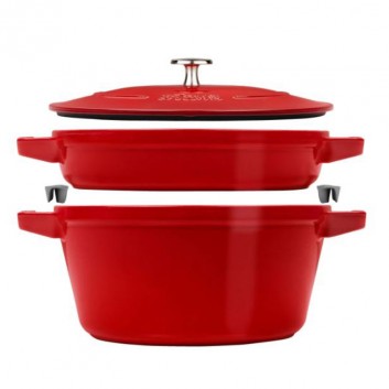 Staub 3-piece stacking set 24cm cocotte - 3 colors