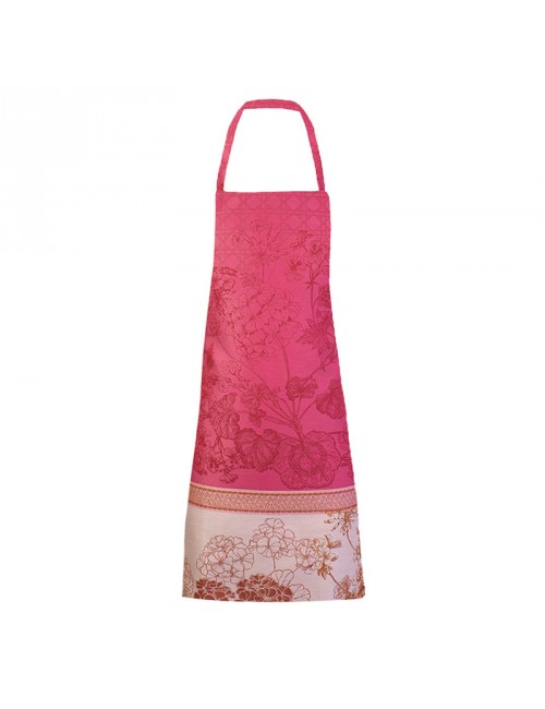Garnier Thiebaut Pink Geraniums Apron Stain Resistant