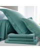 Blanc des Vosges Satin fitted sheet Bonnet 30 - 11 colors