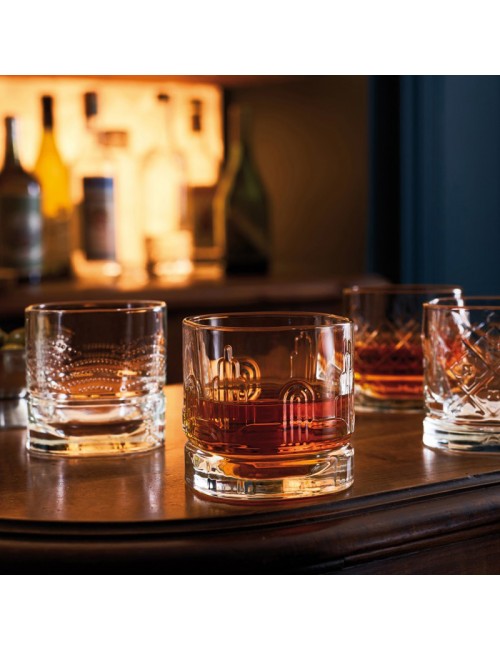 La Rochère 4 Whisky Glasses Set Dandy