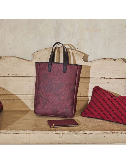 Le Jacquard Français Pivoine coton tote bag - 2 sizes
