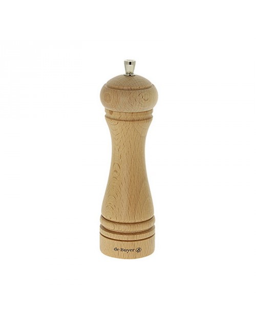 De Buyer Wooden Salt and Pepper Mills 18cm Java