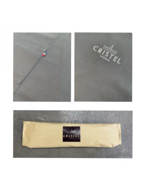 CRISTEL 100% Cotton Gray Apron