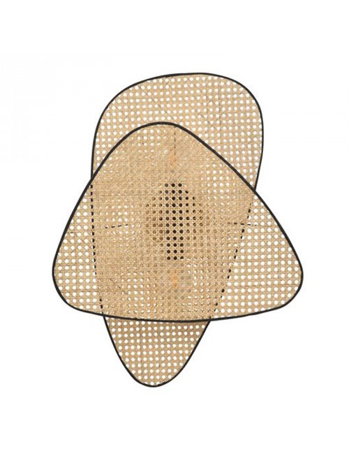 Market Set Wall Lamp Screen 2l Cane - 2 colors