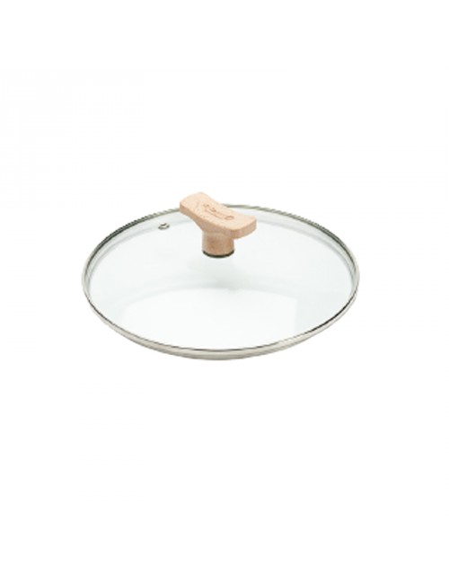 De Buyer glass lid wooden knob - 4 sizes