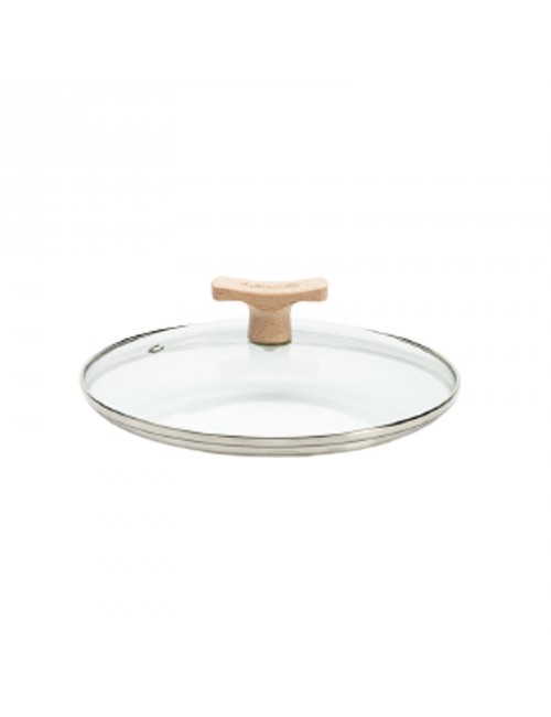 De Buyer glass lid wooden knob - 4 sizes