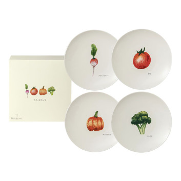 Degrenne Box of 4 saisons vegetable plates