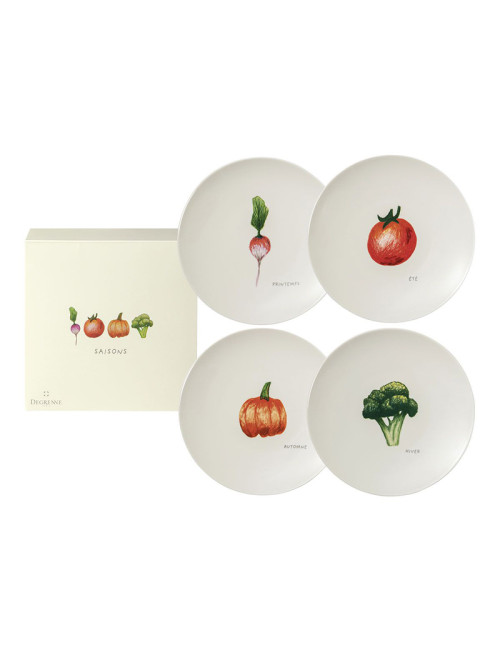 Degrenne Box of 4 saisons vegetable plates