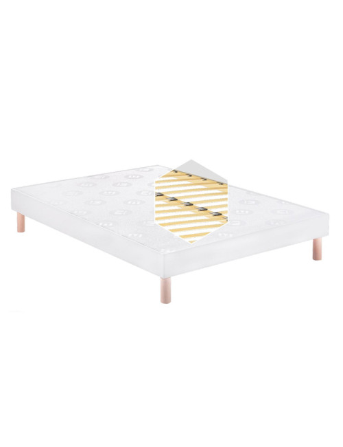 Merinos Fred Stylo bed base boxspring rigid slats - 17 sizes