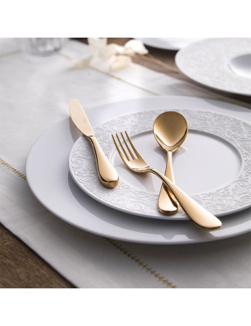 Degrenne Onde Gold Cutlery set 24 pieces