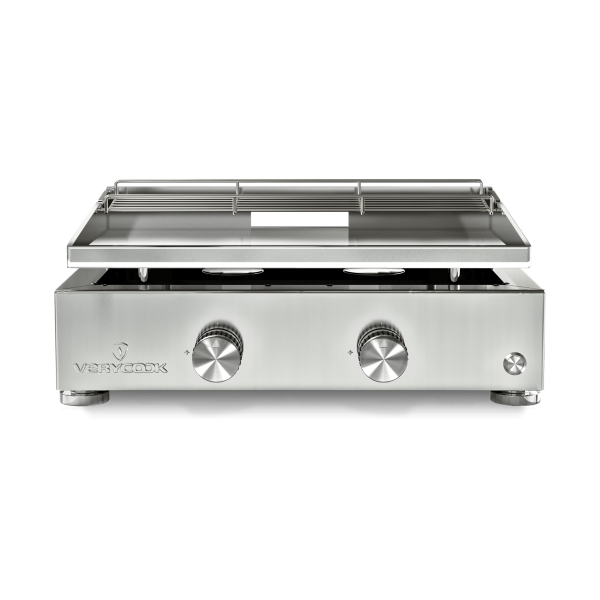 Plancha Simplicity Verycook 2 burner stainless steel plate - 6 colors