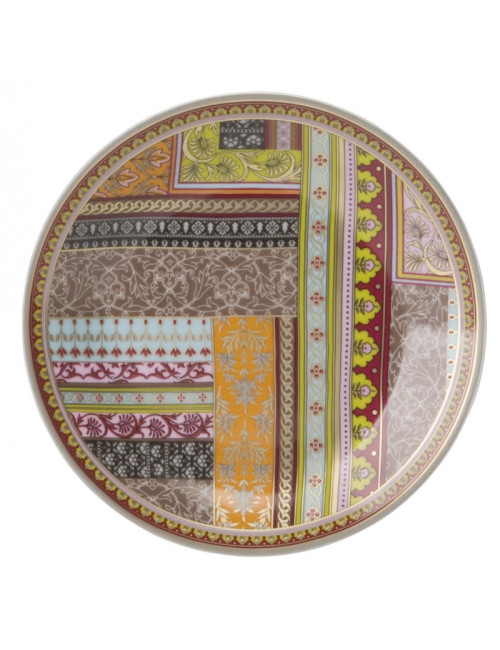 Deshoulières 6 Ispahan plates - 6 sizes