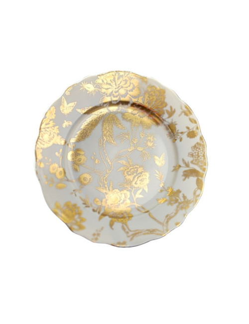 Deshoulières 6 secret garden dessert plates - 4 colors
