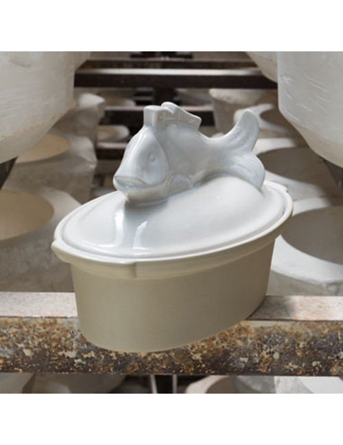 Digoin sandstone fish terrine - 2 colors