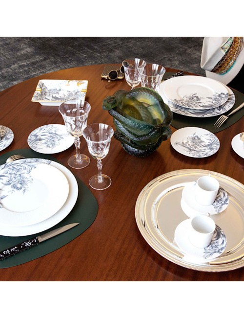Haviland 6 Stanislas plates - 2 colors 3 diameters
