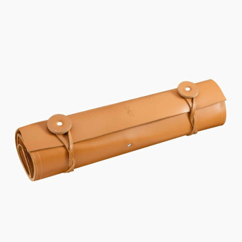 Opinel Leather storage mat for 8 knives