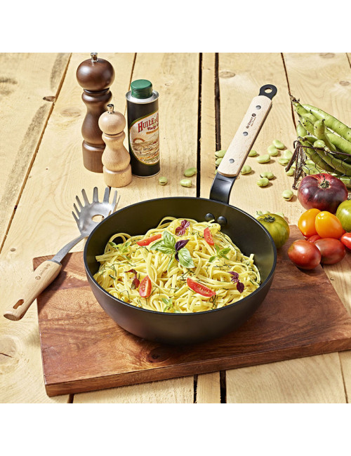 De Buyer Choc B rounded sauté pan in wood - 2 sizes