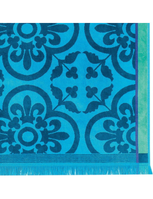 Beach towel Santorini Le Jacquard français