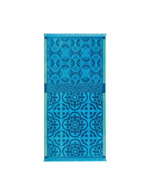 Beach towel Santorini Le Jacquard français