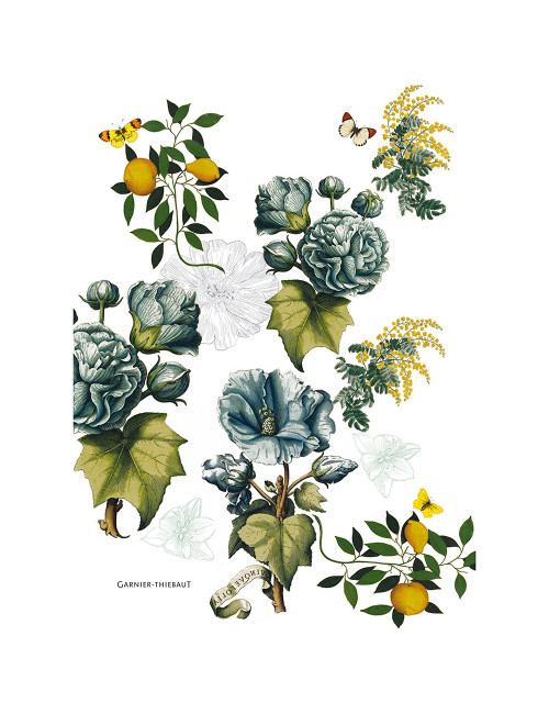 Garnier Thiebaut Giardino tea towel x2