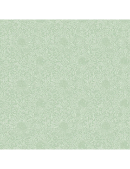 Garnier Thiebaut Mille guipure jade tablecloth - 6 sizes