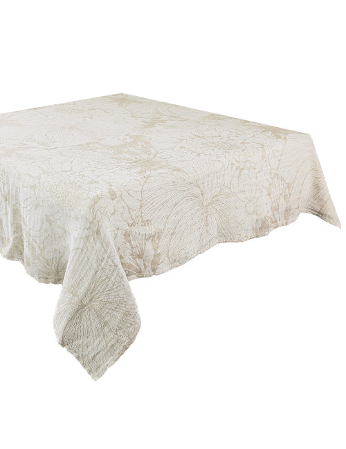 Garnier Thiebaut Mille Bloom Tablecloth natural - 2 sizes