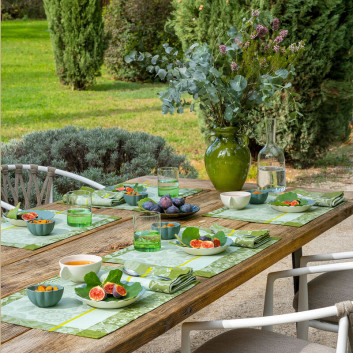 Le Jacquard Français Voyage Iconique 4 placemats - 3 colors