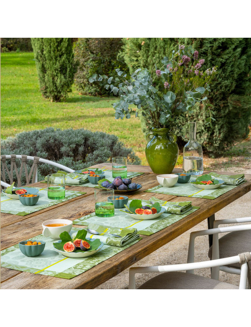 Le Jacquard Français Voyage Iconique 4 placemats - 3 colors