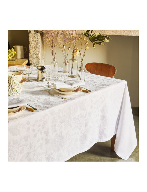 Garnier Thiebaut Mille Giverny Tablecloth white - 4 sizes