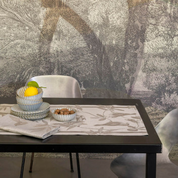 LE JACQUARD FRANCAIS 4 placemats Aviary Volière - 3 colors