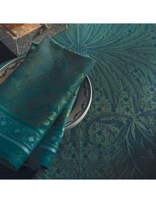 Garnier Thiebaut Isaphire 4 napkins emerald