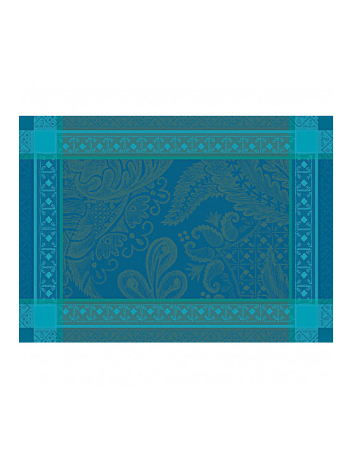 Garnier Thiebaut Isaphire 4 placemats emerald