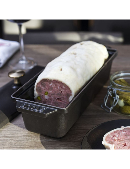 Terrine dish black matt 30x11cm Staub
