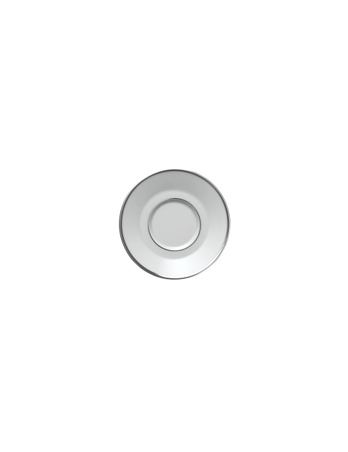 DEGRENNE 6 cups and saucers Galon platinum gold - 2 colors