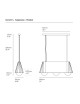 CVL Cornet pendant lamp - 2 sizes 4 finishes