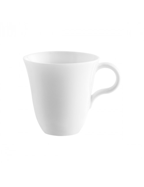 DEGRENNE 6 cups and saucers SD One white - 2 sizes