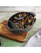 Cocotte Moulière black mat Staub 28cm