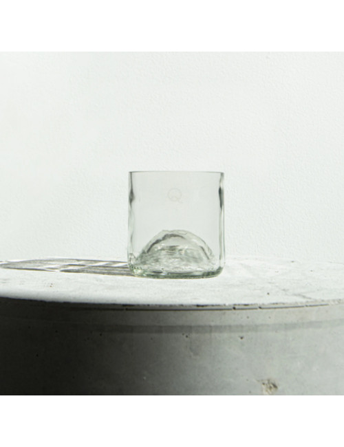 Q DE BOUTEILLES 4 glass cups - 2 colors