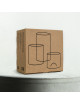 Q DE BOUTEILLES 4 short drink glasses - 2 colors